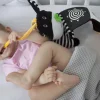 Kontrastowe|Zabawki Kontrastowe | Mom's Care Książeczka do łóżeczka Króweczka
