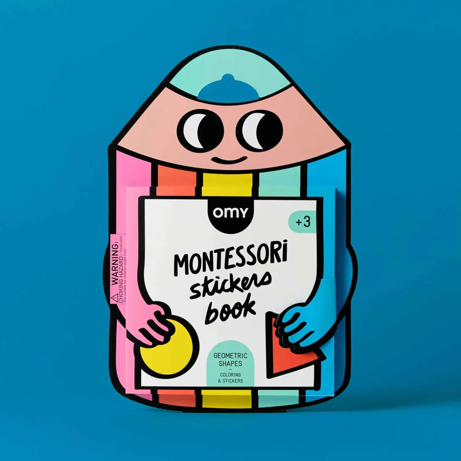Montessori|Naklejki | OMY Książeczka Montessori z naklejkami FIGURY I KSZTAŁTY