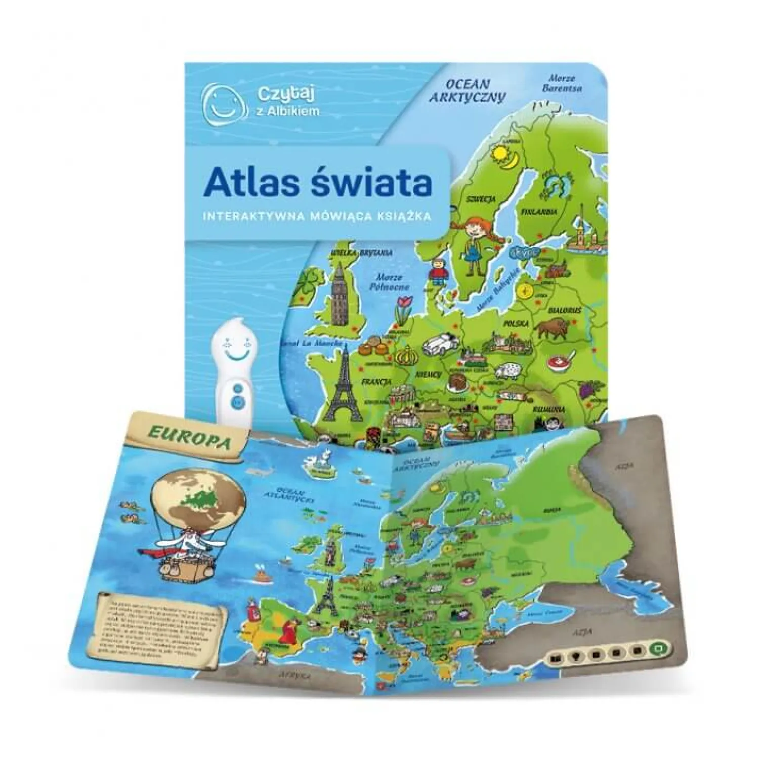 Albi|5-8 Lat | Albi Książka Atlas świata 6+