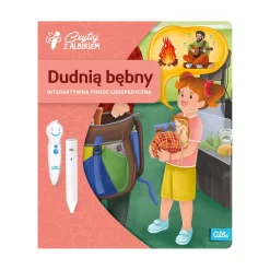 Albi|2-5 Lat | Albi Książka Dudnią bębny. Interaktywna pomoc logopedyczna 3+