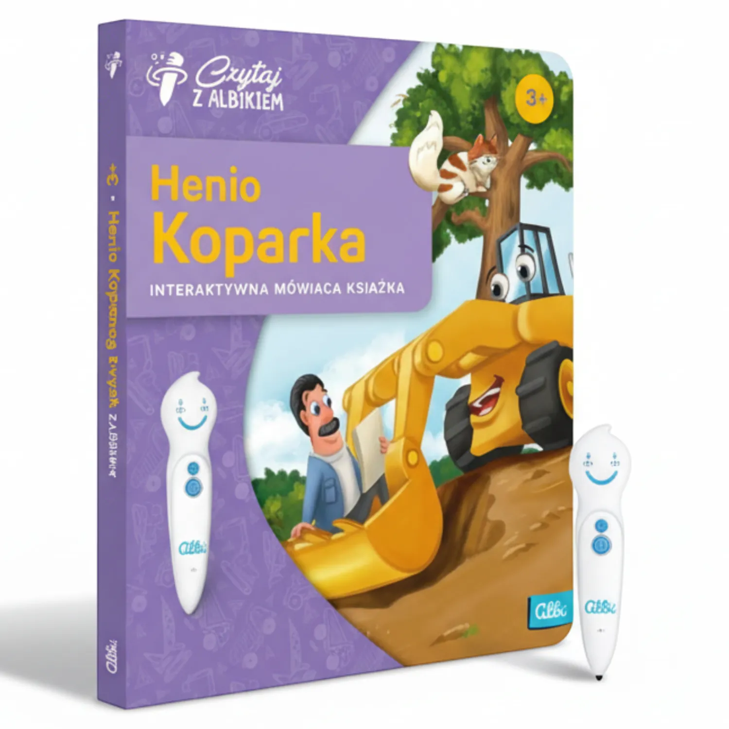 Albi|5-8 Lat | Albi Książka Henio Koparka 3+