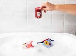 Zabawki Do Kąpieli|12M+ | Lilliputiens 3 kubeczki do kąpieli Piesek Jules 6 m+