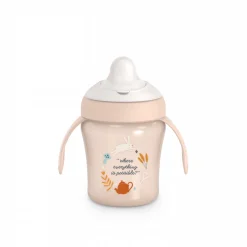 Naczynia Dla Dzieci | Suavinex Kubek niekapek do nauki picia Wonderland 200 ml - różowy