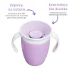 Kubek treningowy z uchwytami Miracle 360°, 207ml - fioletowy