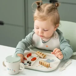 Naczynia Dla Dzieci | Done by Deer Kubek z ustnikiem Foodie Celebration Sand