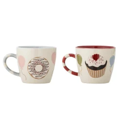 Naczynia Dla Dzieci | Bloomingville Mini Kubki z kamionki - Darby, 2 szt.