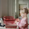 7 Lat+|8 Lat+ | Konges slojd Kuferek małego artysty - glitter rose