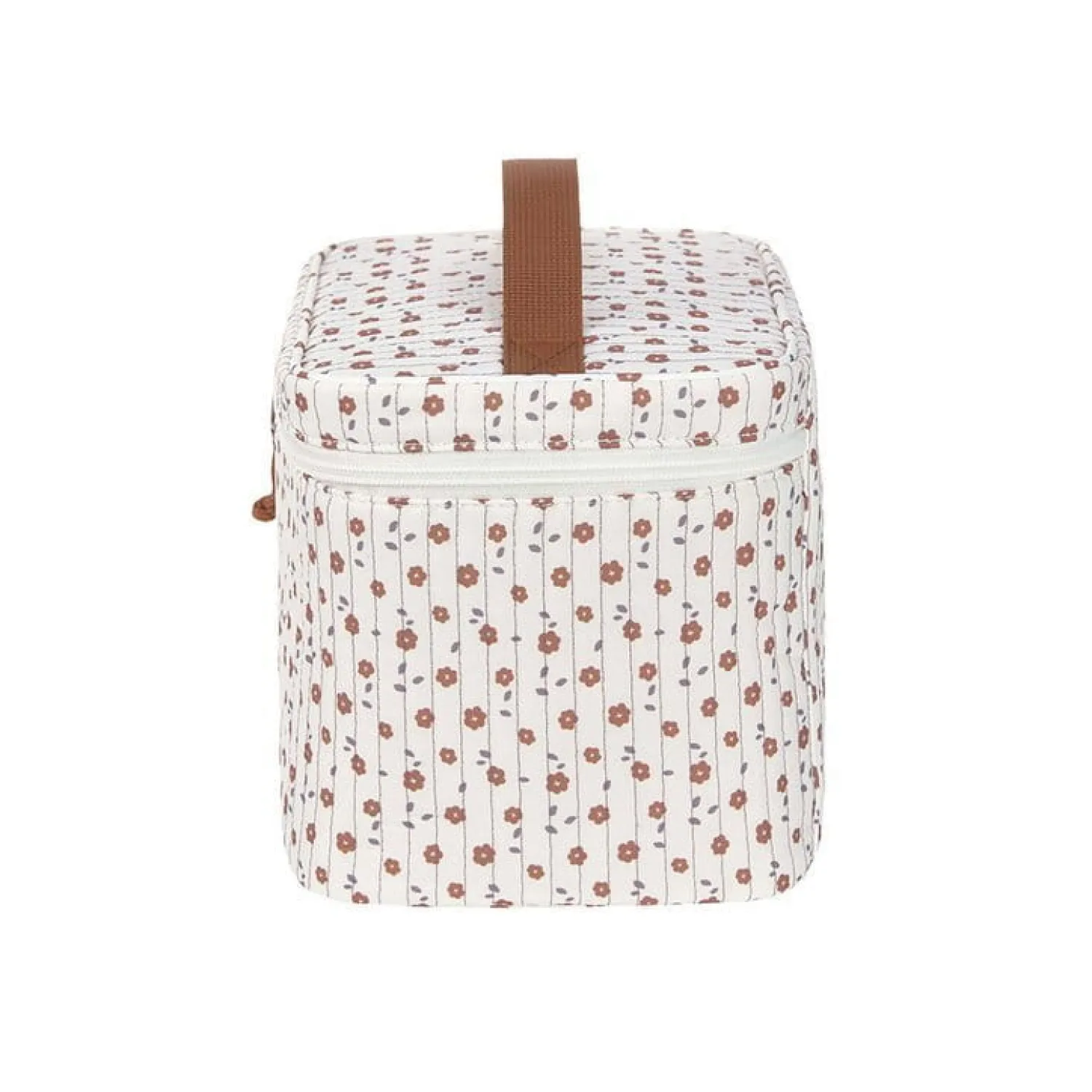 Porządek W Domu|Kosmetyczki | Lassig Kuferek podróżny na akcesoria Flowers White