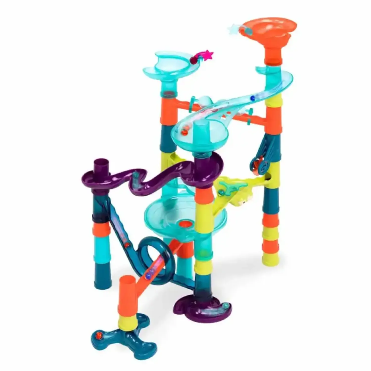 6 Lat+|Aktywizujące | B.Toys Kulodrom Marble-Palooza, wersja mniejsza