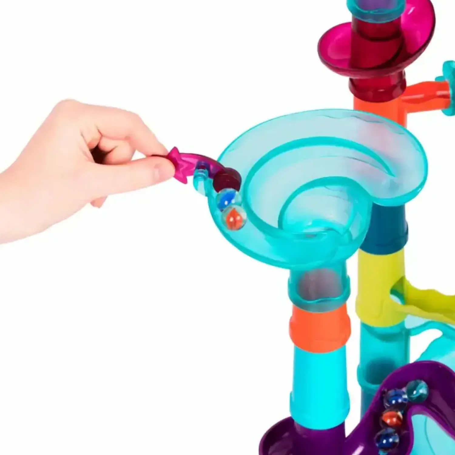 6 Lat+|Aktywizujące | B.Toys Kulodrom Marble-Palooza, wersja mniejsza