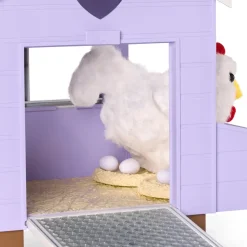 Odgrywanie Ról|Figurki | OurGeneration Kurnik z kurą znoszącą jajka, kurczątkiem i akcesoriami - Chicken Coop