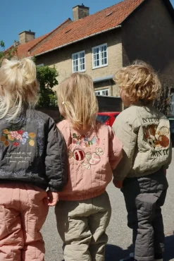 Ubranka Dziecięce | Konges slojd Kurtka bomberka Juno - laurel oak