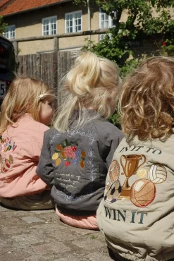 Ubranka Dziecięce | Konges slojd Kurtka bomberka Juno - laurel oak