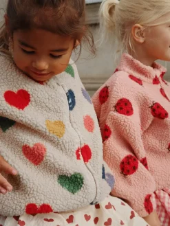 Ubranka Dziecięce | Konges slojd Kurtka pluszowa Jody - bon coeur coloré
