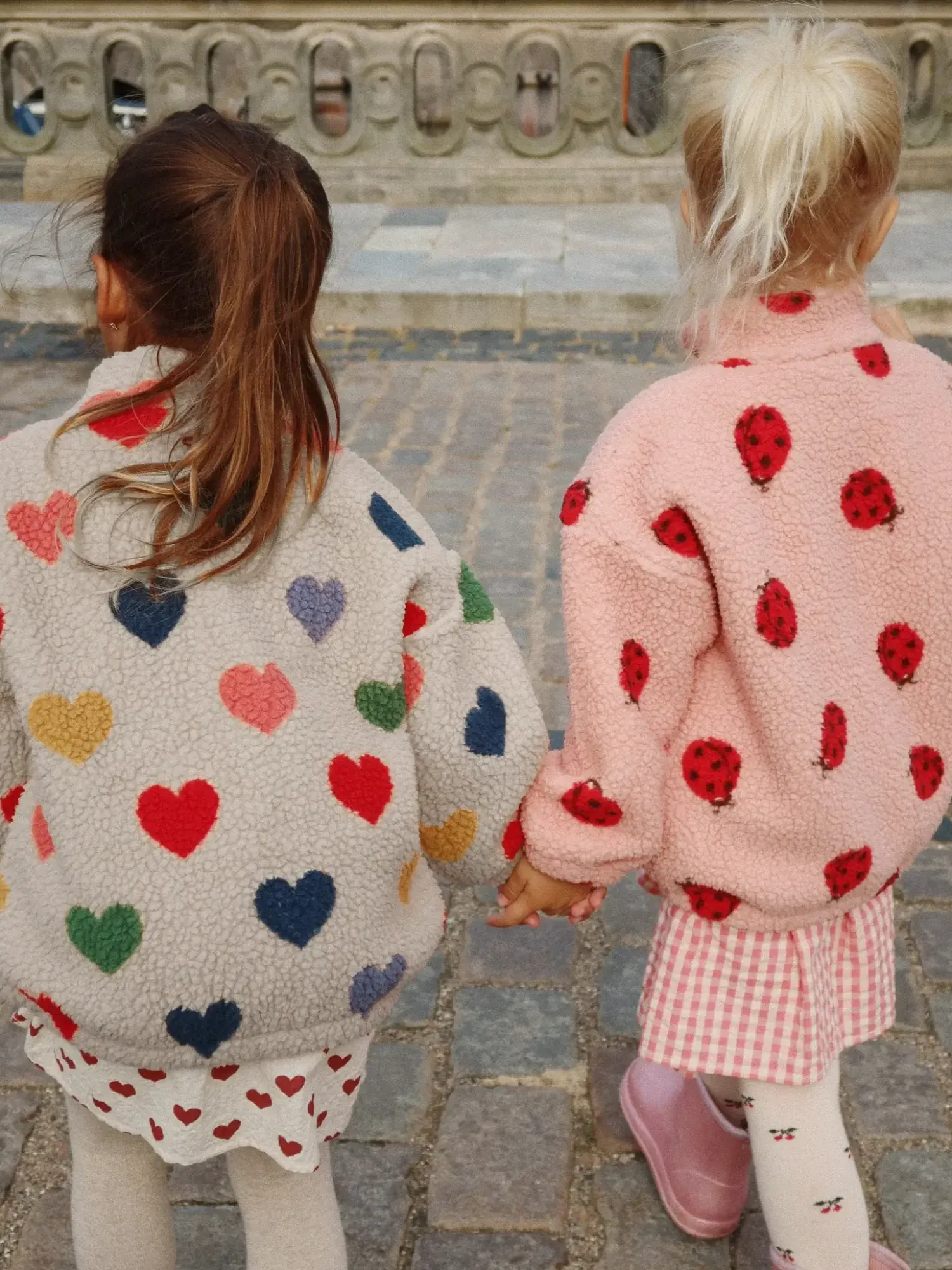 Ubranka Dziecięce | Konges slojd Kurtka pluszowa Jody - bon coeur coloré