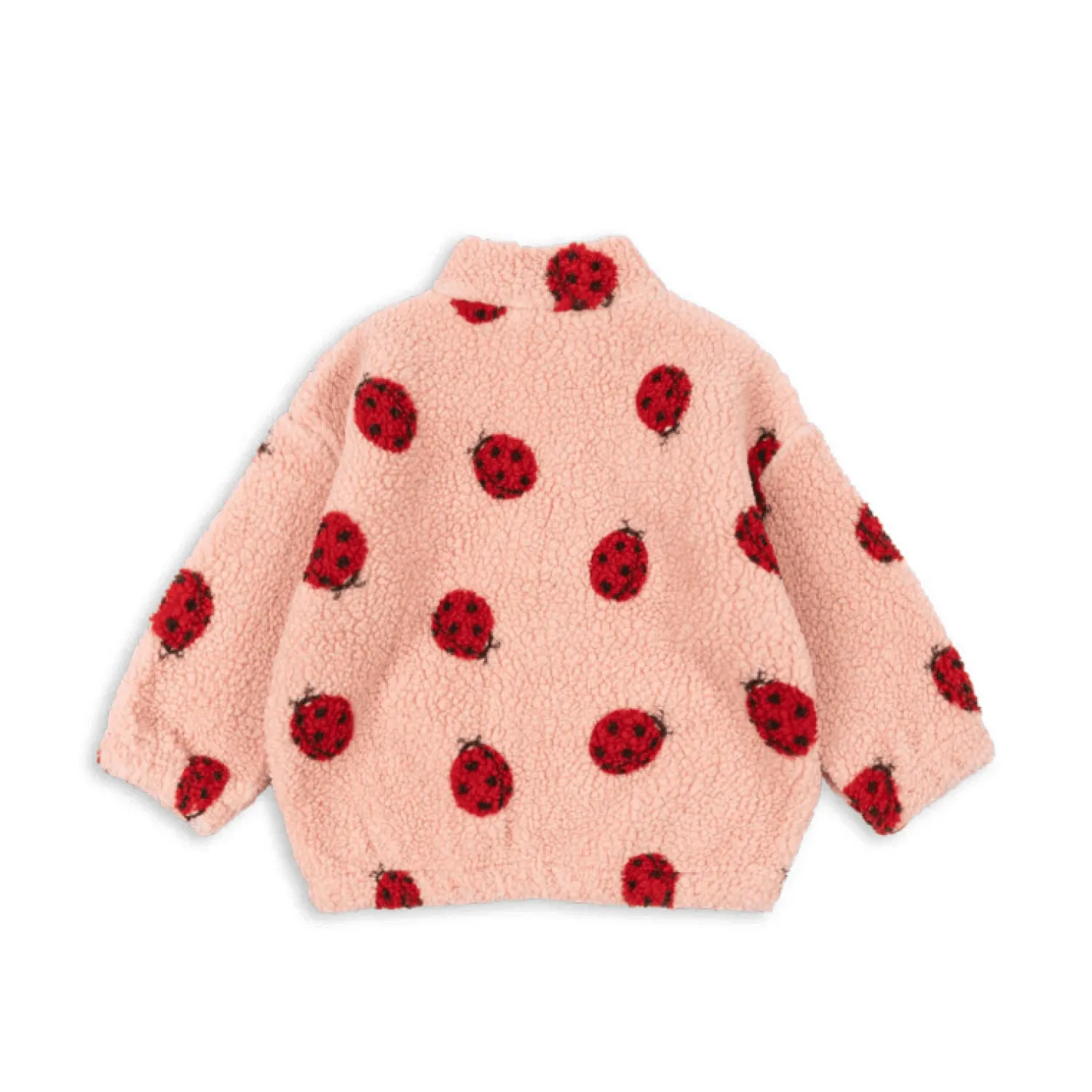 Ubranka Dziecięce | Konges slojd Kurtka pluszowa Jody - ladybug pink
