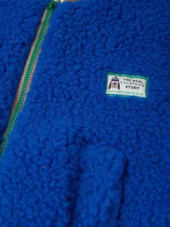 Ubranka Dziecięce | Happymess Kurtka wełniana merino - cobalt