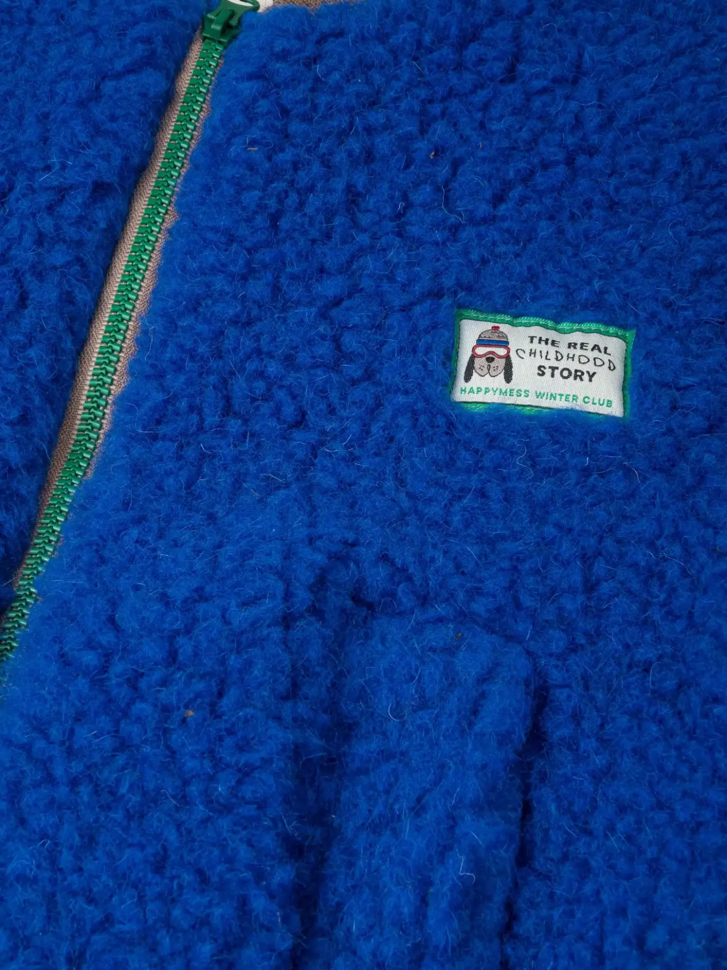 Ubranka Dziecięce | Happymess Kurtka wełniana merino - cobalt