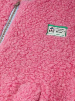 Kurtka wełniana merino - dusty pink