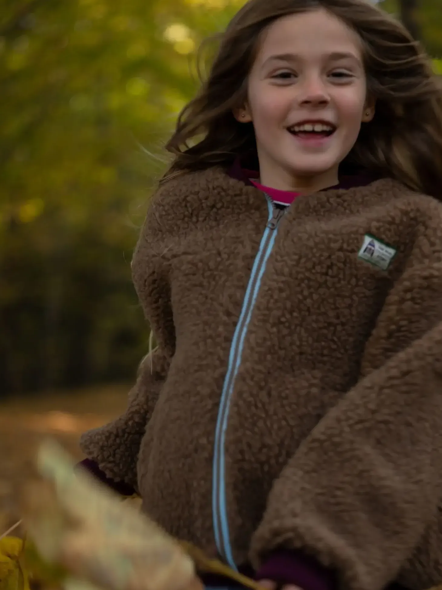 Kurtka wełniana merino - teddy brown