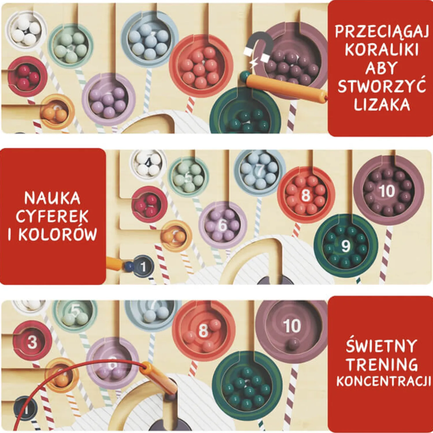 Aktywizujące|3 Lata + | TOPBRIGHT Labirynt magnetyczny Fantastyczny jednorożec, 3+