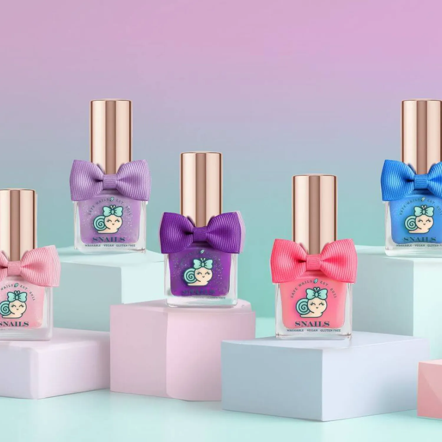 Naturalne Kosmetyki | Snails Lakier do paznokci dla dzieci BIO - Glitter Bomb, 5 ml