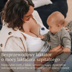 Laktator podwójny bezprzewodowy Hands-free