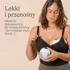 Laktator podwójny bezprzewodowy Hands-free