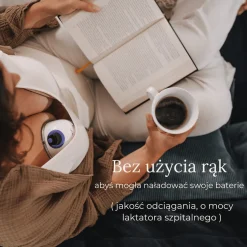 Laktator podwójny bezprzewodowy Hands-free