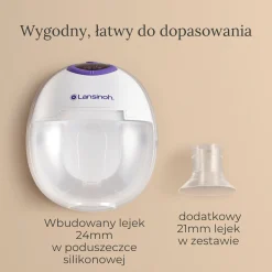 Karmienie Piersią|Laktatory | Lansinoh Laktator pojedyńczy bezprzewodowy Hands-free