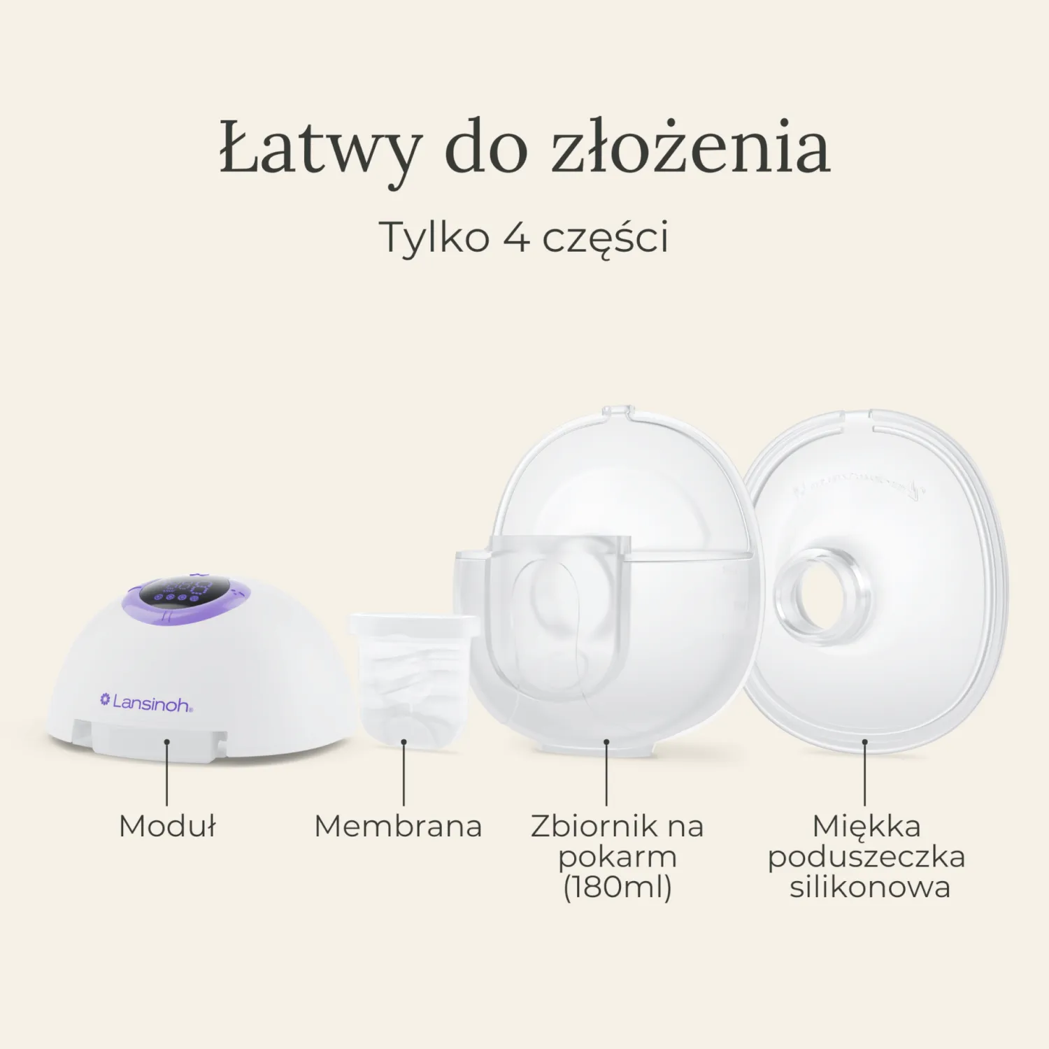 Karmienie Piersią|Laktatory | Lansinoh Laktator pojedyńczy bezprzewodowy Hands-free