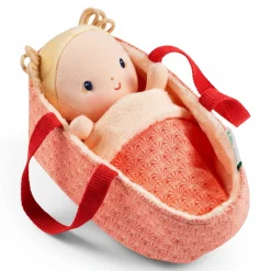 12M+|3 Lata + | Lilliputiens Lalka dzidziuś w koszyczku z ubrankiem i kocykiem Anais 12 m+