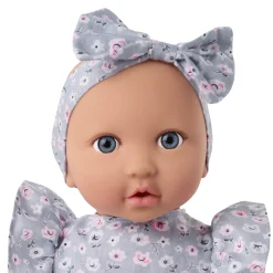 6 Lat+|3 Lata + | LullaBaby Lalka niemowlę w sukience i opasce, z dodatkowymi śpioszkami i kubkiem niekapkiem