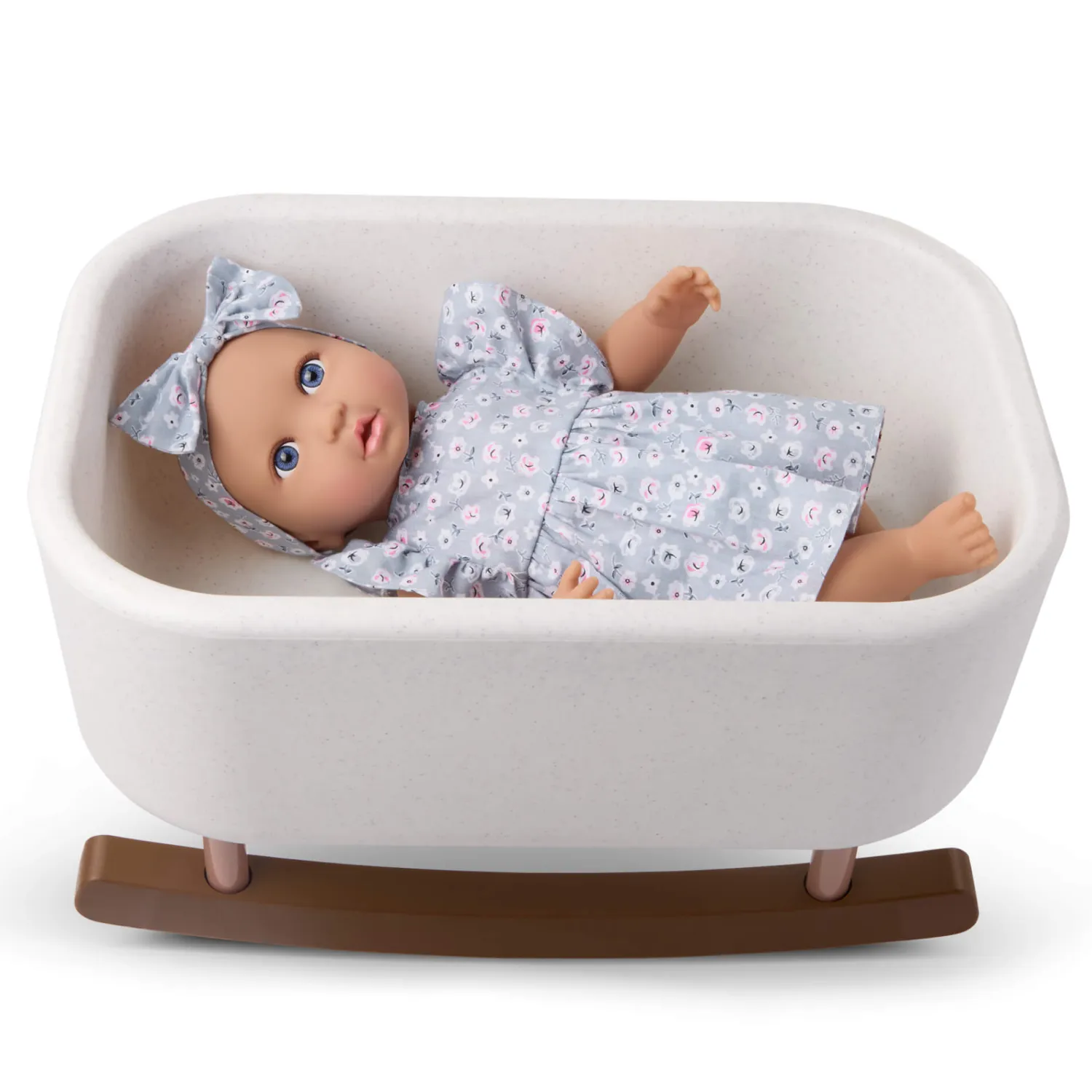 6 Lat+|3 Lata + | LullaBaby Lalka niemowlę w sukience i opasce, z dodatkowymi śpioszkami i kubkiem niekapkiem