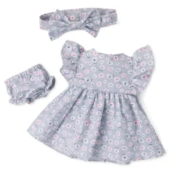 6 Lat+|3 Lata + | LullaBaby Lalka niemowlę w sukience i opasce, z dodatkowymi śpioszkami i kubkiem niekapkiem