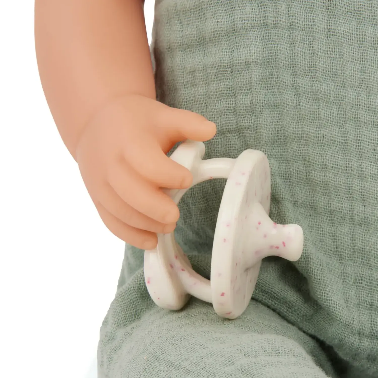 2 Lata +|Lalki | LullaBaby Lalka niemowlę ze smoczkiem, w muślinowym ubranku i opasce