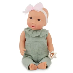2 Lata +|Lalki | LullaBaby Lalka niemowlę ze smoczkiem, w muślinowym ubranku i opasce