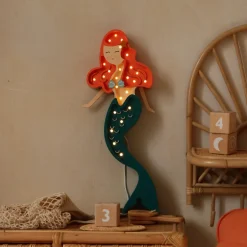 Dekoracje Dziecięce|Lampki Nocne | Little Lights Lampa Mała Syrenka ARIEL
