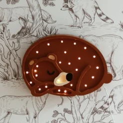 Lampa Little Lights Miś - Forest Brown