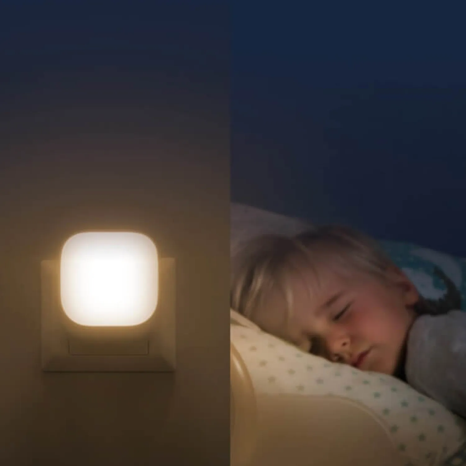 Lampki Nocne|Lampki Nocne | Zazu Lampka do kontaktu z czujnikiem zmierzchu Biała