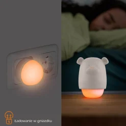 Lampki Nocne|Lampki Nocne | Zazu Lampka nocna dla dzieci do kontaktu BENNY Taupe