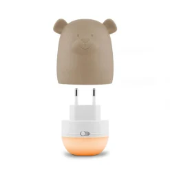Lampki Nocne|Lampki Nocne | Zazu Lampka nocna dla dzieci do kontaktu BENNY Taupe