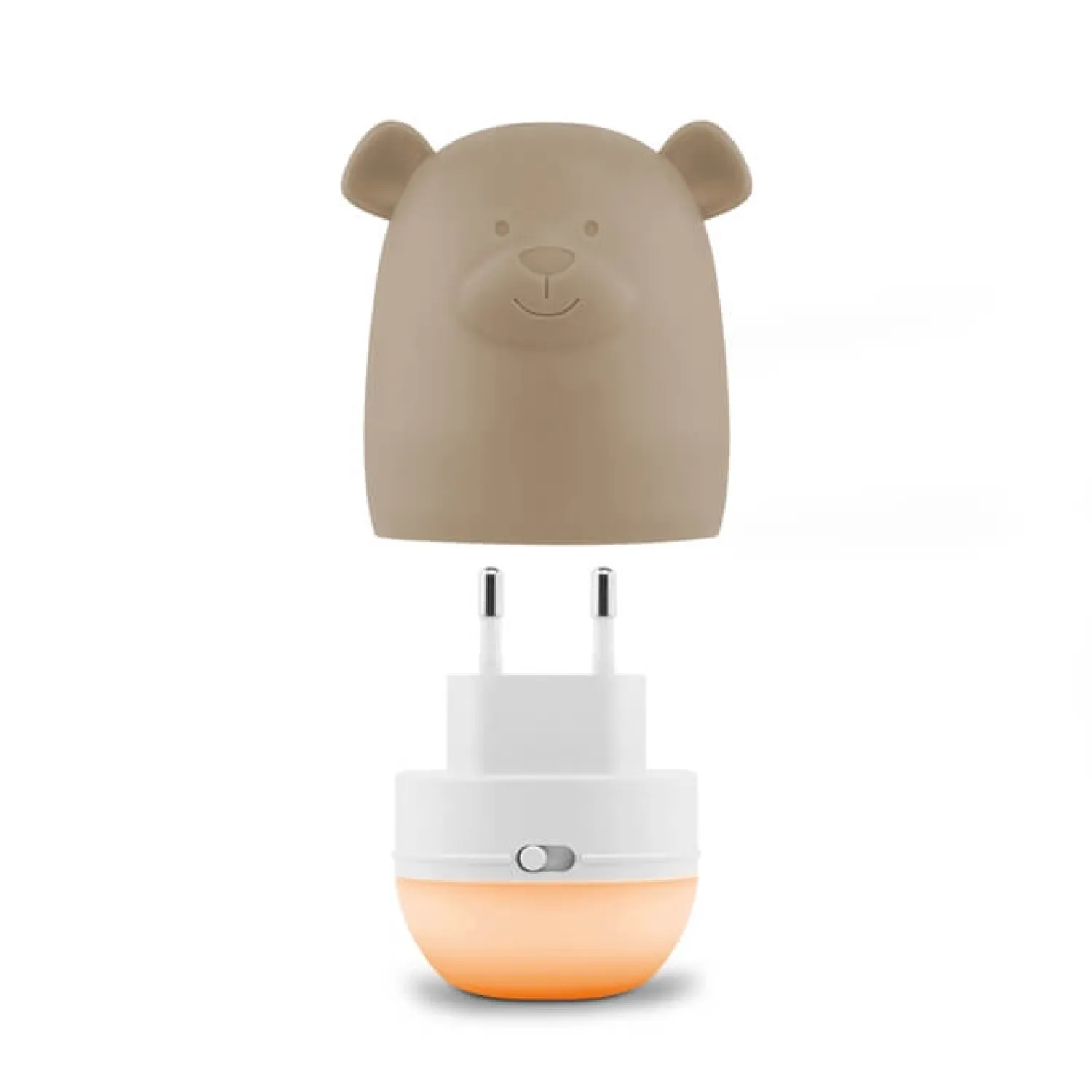 Lampki Nocne|Lampki Nocne | Zazu Lampka nocna dla dzieci do kontaktu BENNY Taupe