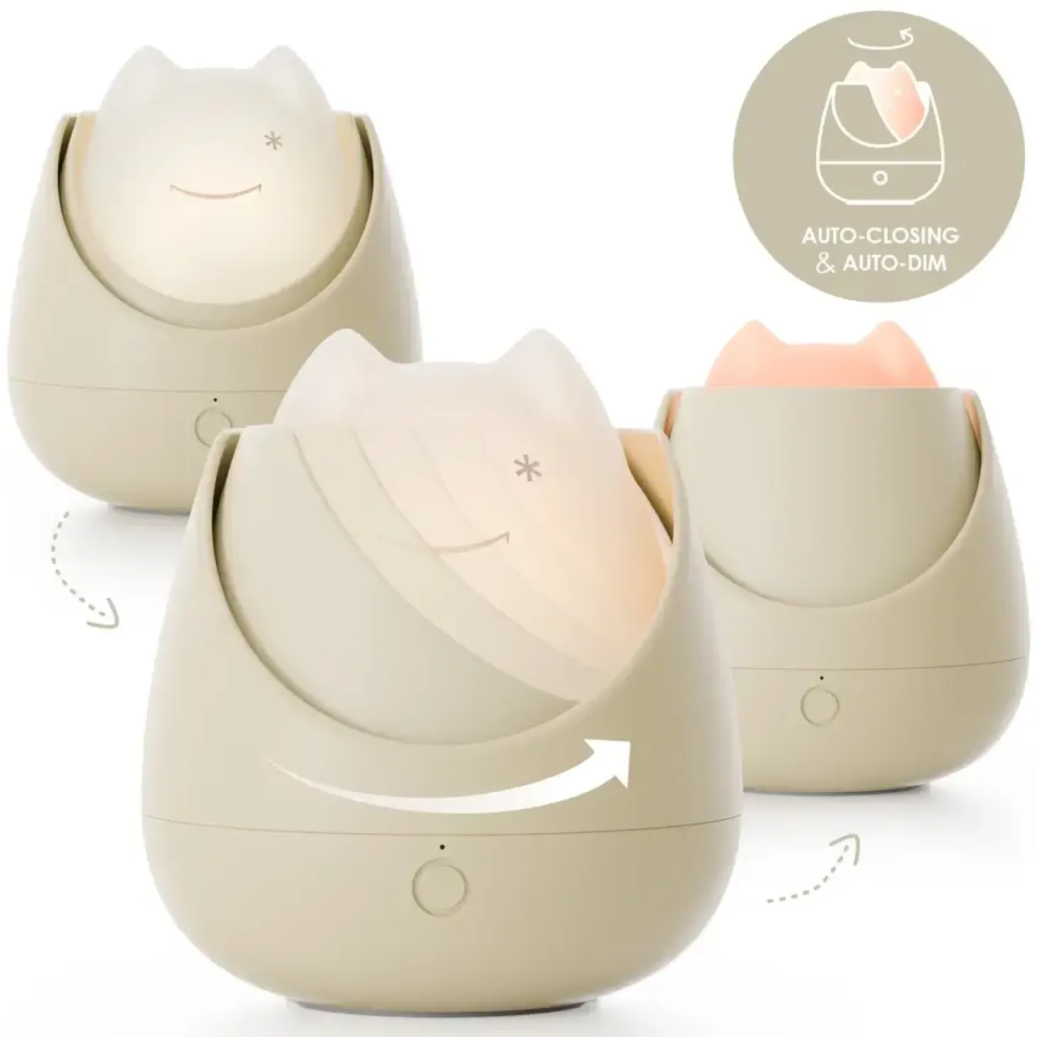 Lampka nocna Nosiboo Zigg - beige