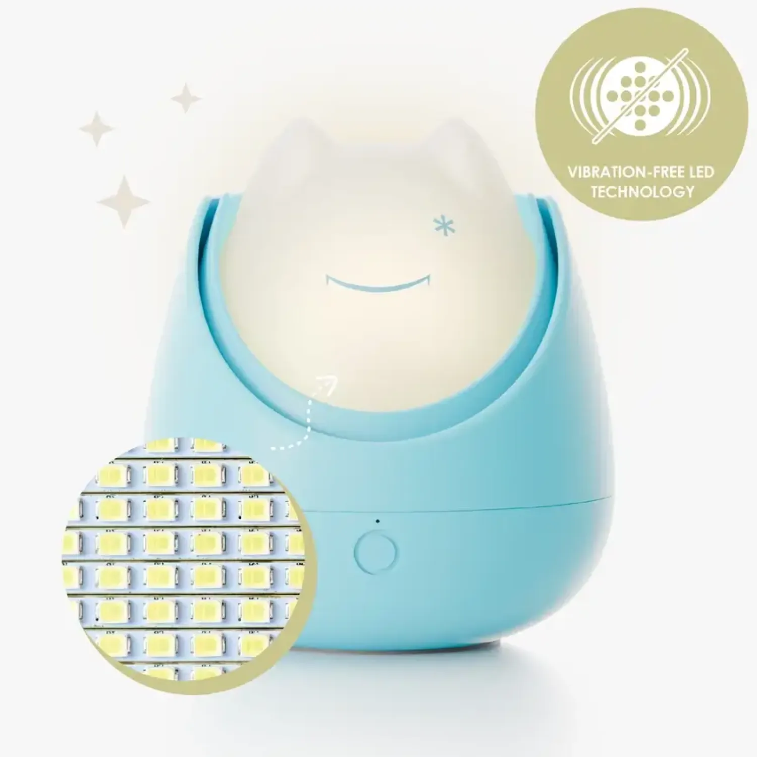 Lampki Nocne|Lampki Nocne | Nosiboo Lampka nocna Zigg - blue