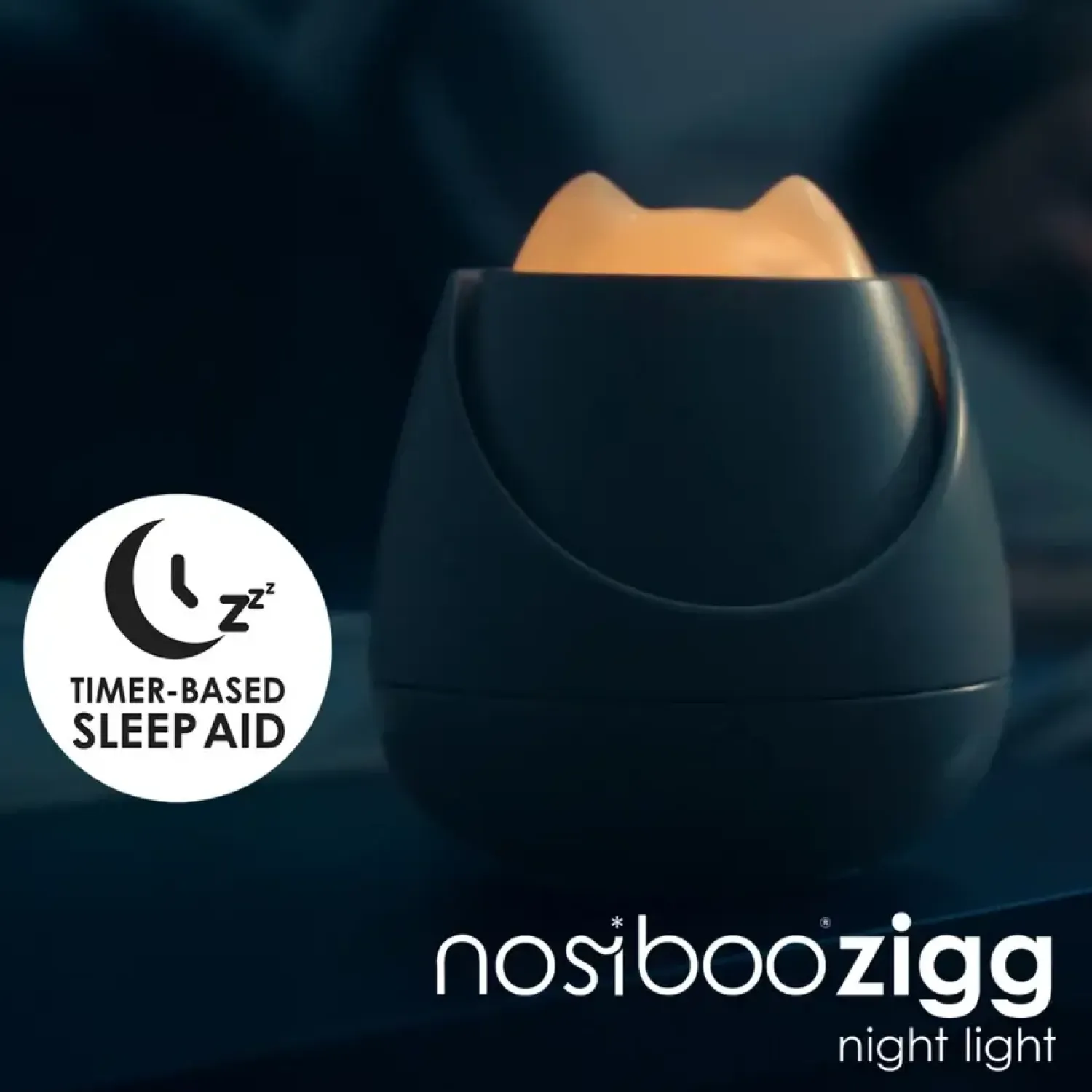 Lampki Nocne|Lampki Nocne | Nosiboo Lampka nocna Zigg - blue