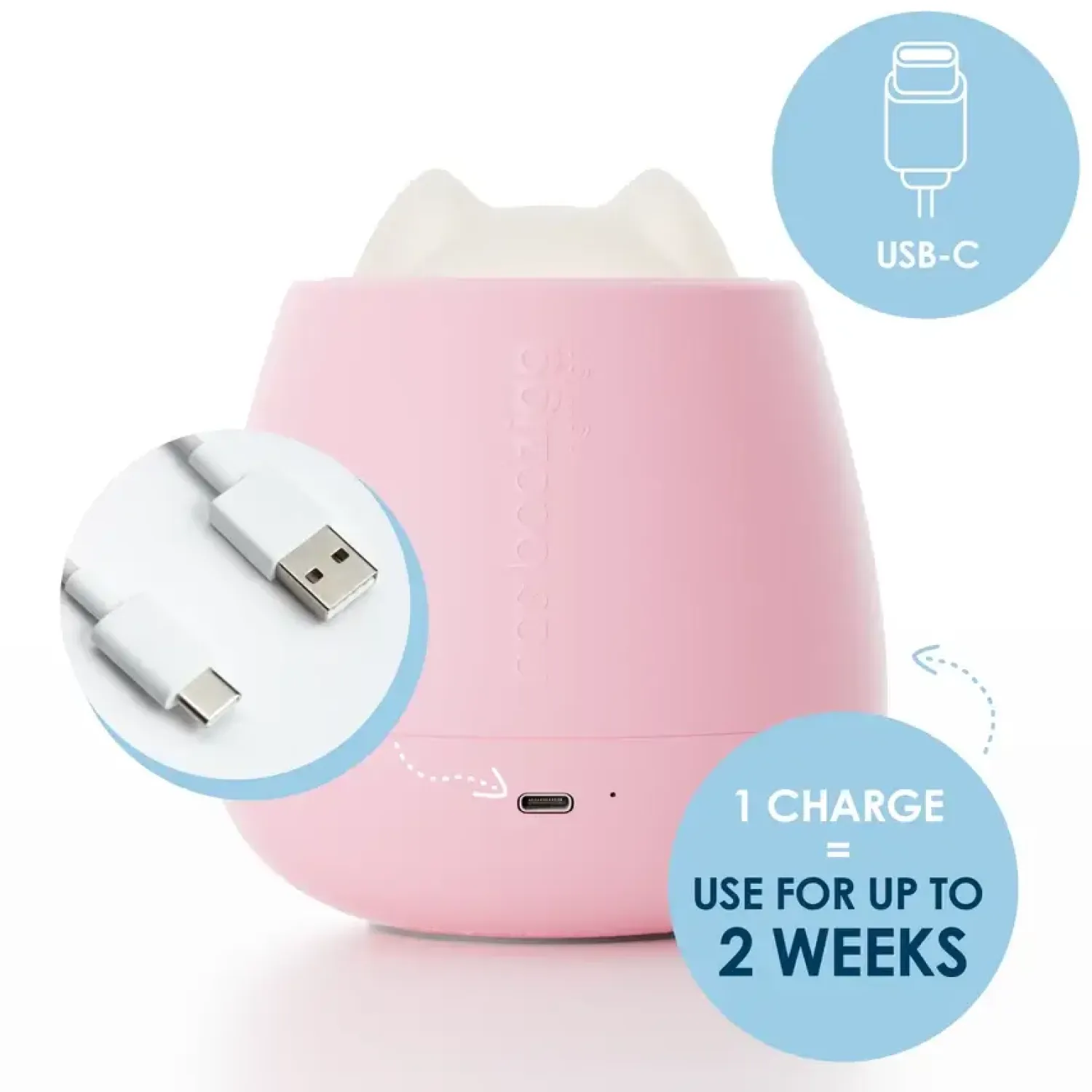 Lampki Nocne|Lampki Nocne | Nosiboo Lampka nocna Zigg - pink