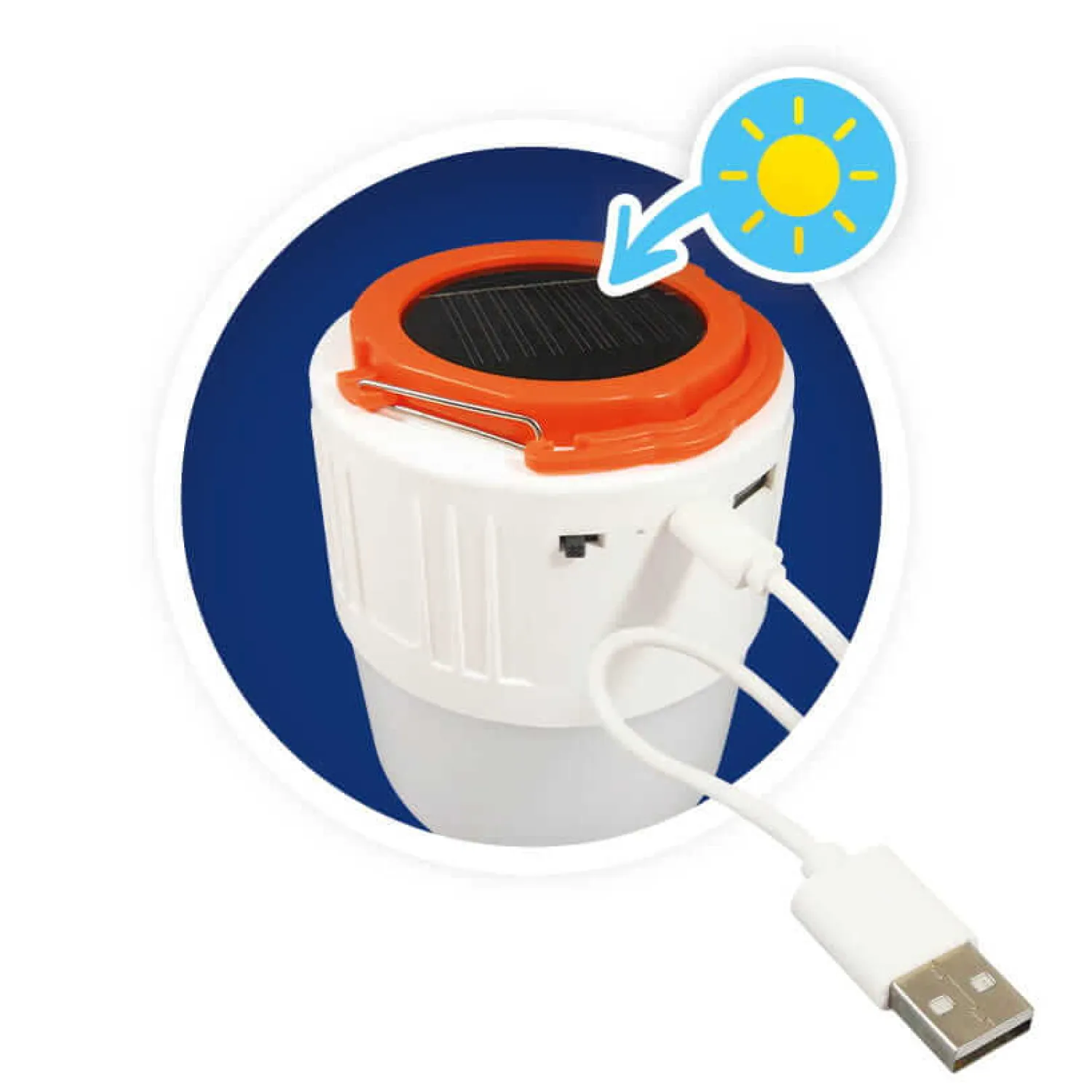 8 Lat+|Na Podwórko | Buki Lampka solarna - Latarka Bluetooth na kemping