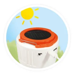 8 Lat+|Na Podwórko | Buki Lampka solarna - Latarka Bluetooth na kemping
