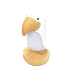 Lampki Nocne|Lampki Nocne | Rabbit&Friends Lampka z głośnikiem- Maskonur biały